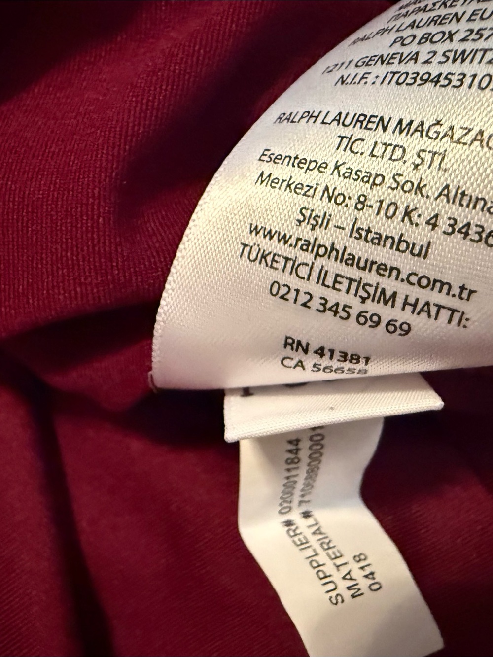 Polo by Ralph Lauren Maroon Short-Sleeve Performance Polo - Picture 9 of 9